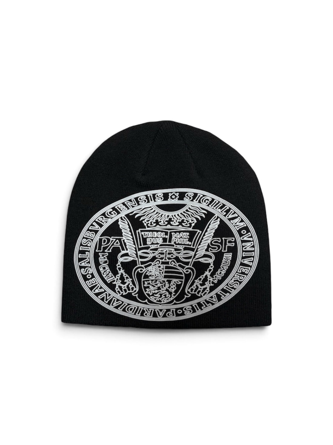 【ERL - イーアールエル】UNISEX VARSITY BEANIE / BLACK (ビーニー/ブラック)
