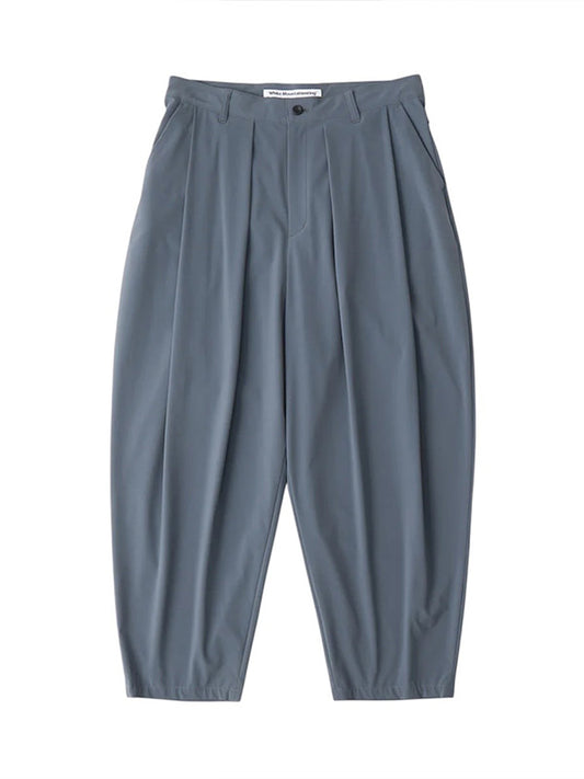 【White Mountaineering - ホワイトマウンテニアリング】8 TUCK WIDE TAPERED PANTS / CHARCOAL(パンツ/チャコール)