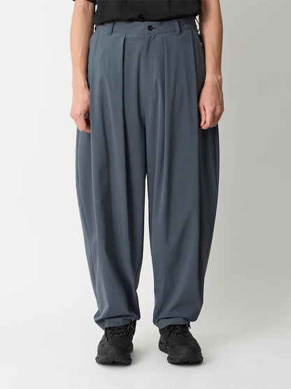 【White Mountaineering - ホワイトマウンテニアリング】8 TUCK WIDE TAPERED PANTS / CHARCOAL(パンツ/チャコール)