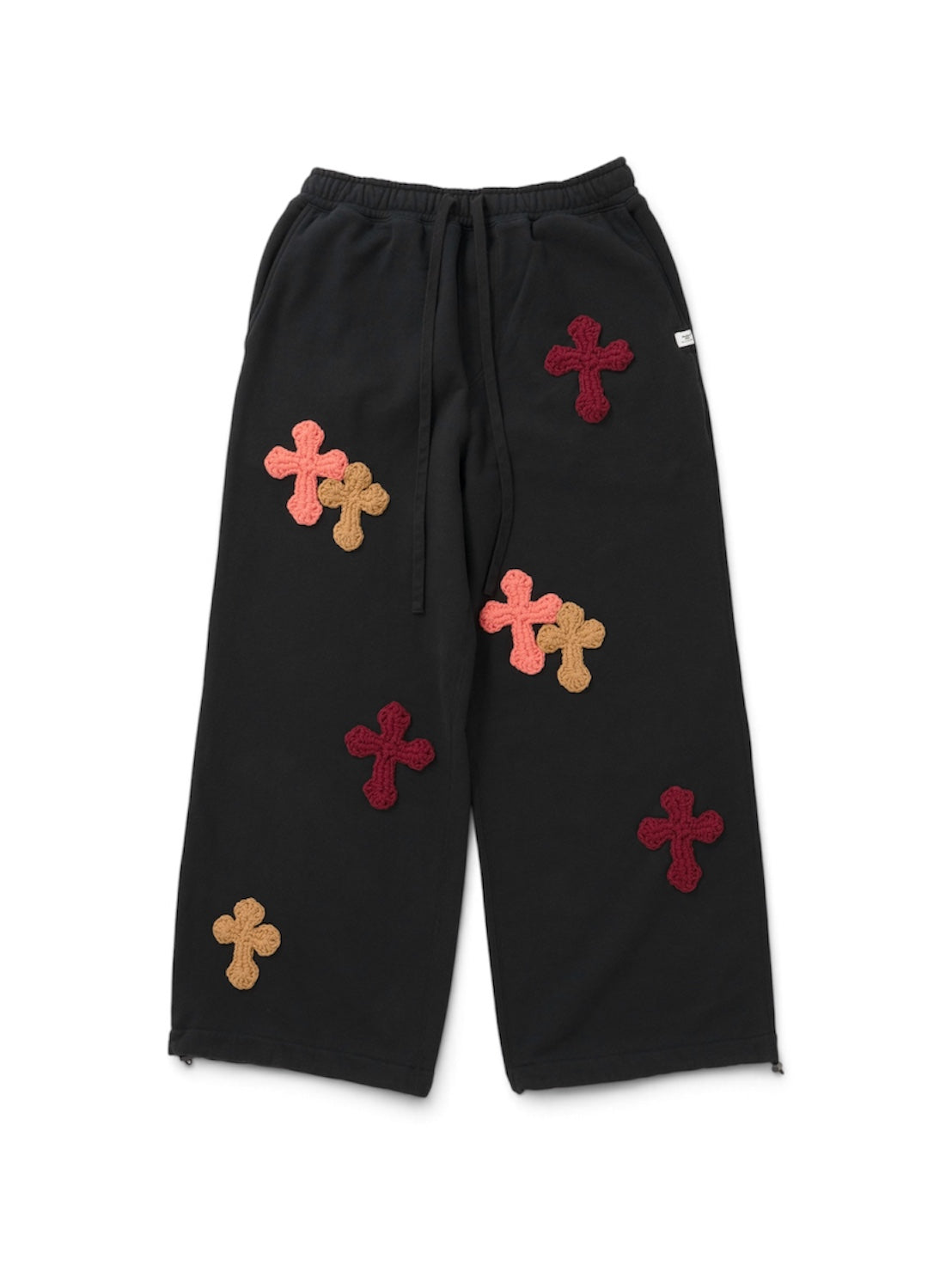 【Perfect ribs® × Y.A.R.N.】New Super Wide Sweat Pants (スウェットパンツ/ブラック)