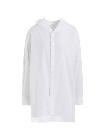 【Y's - ワイズ】100/2 BROAD SAILOR COLLAR BLOUSE /WHITE(シャツ/ホワイト)