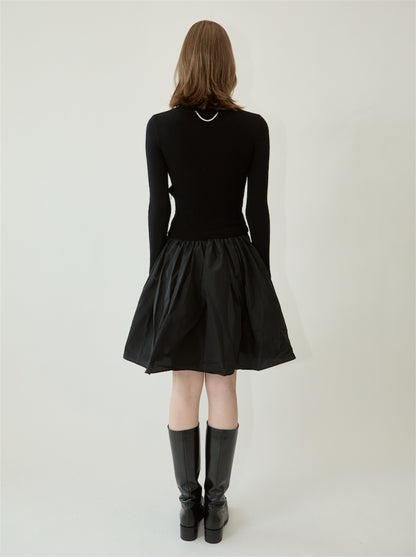 【KIMHEKIM - キムヘキム】AMELIE KNIT DRESS  / BLACK (ワンピース/ブラック)