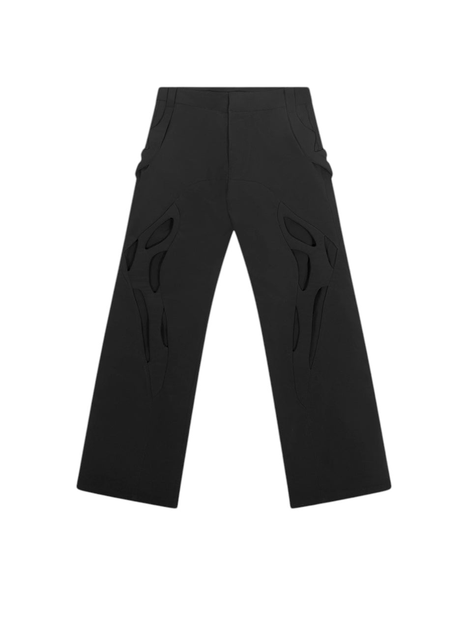 【HELIOT EMIL  - エリオットエミル】TACK TROUSERS / BLACK (パンツ/ブラック)