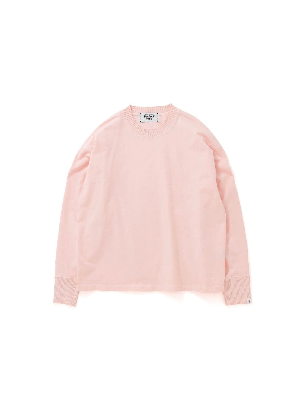 【Perfect ribs® - パーフェクトリブス】Long Sleeve T Shirts / PINK (Tシャツ/ピンク)