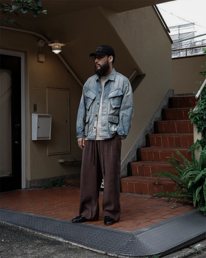 【ANACHRONORM - アナクロノーム】CHAMBRAY REMAKED FATIGUE JACKET / INDIGO (ジャケット/インディゴ)
