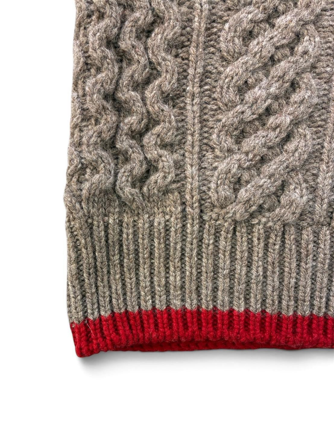 【kolor BEACON - カラー ビーコン】26WBM-N01331-17 Knit  / RED (ニット/レッド）