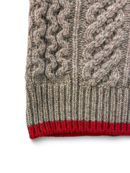 【kolor BEACON - カラー ビーコン】26WBM-N01331-17 Knit  / RED (ニット/レッド）
