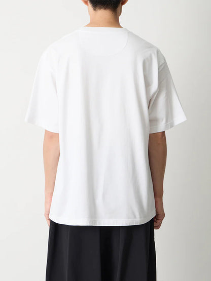 【White Mountaineering - ホワイトマウンテニアリング】WM PAINT LOGO T-SHIRT / WHITE (Tシャツ/ホワイト)