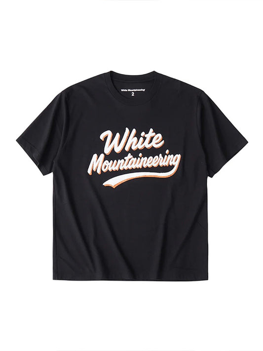 【White Mountaineering - ホワイトマウンテニアリング】WM PAINT LOGO T-SHIRT / BLACK (Tシャツ/ブラック)