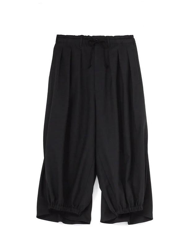 【Ground Y - グラウンドワイ】WOOL GABARDINE CROW PANTS/BLACK(パンツ/ブラック)