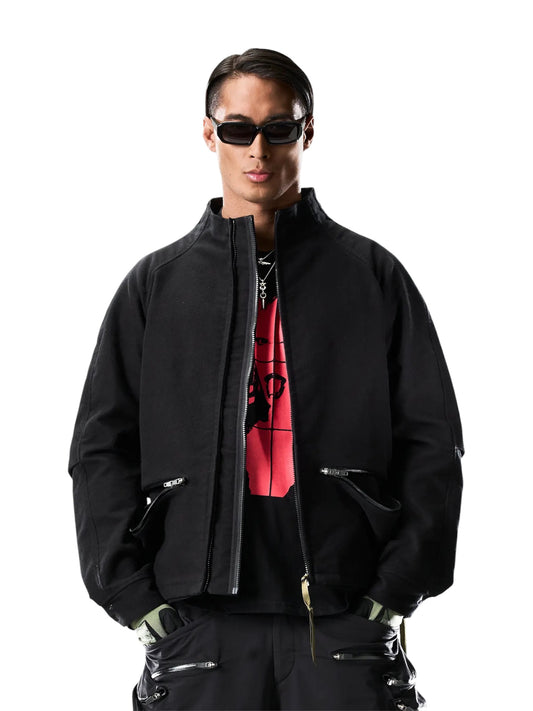 【ACRONYM - アクロニウム】J137-KI /Articulated Moleskin Jacket（ジャケット/ブラック)