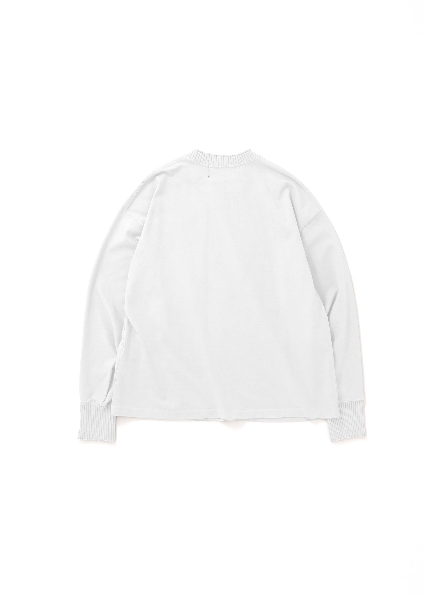 【Perfect ribs® - パーフェクトリブス】Long Sleeve T Shirts / White (Tシャツ/ホワイト)