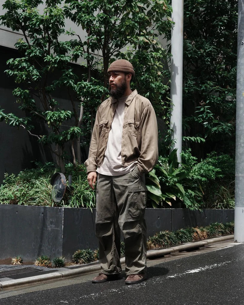 【ANACHRONORM - アナクロノーム】FADED CARGO EASY PANTS / OLIVE (パンツ/オリーブ)