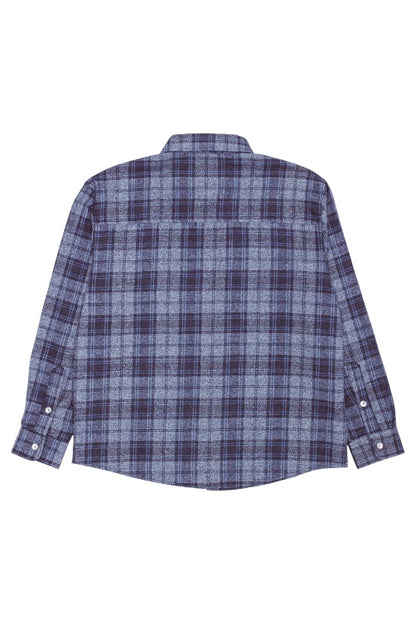 【Fucking Awesome- ファッキングオーサム】BRUCE'S FLANNEL / BLACK NAVY（シャツ/ブラックネイビー)