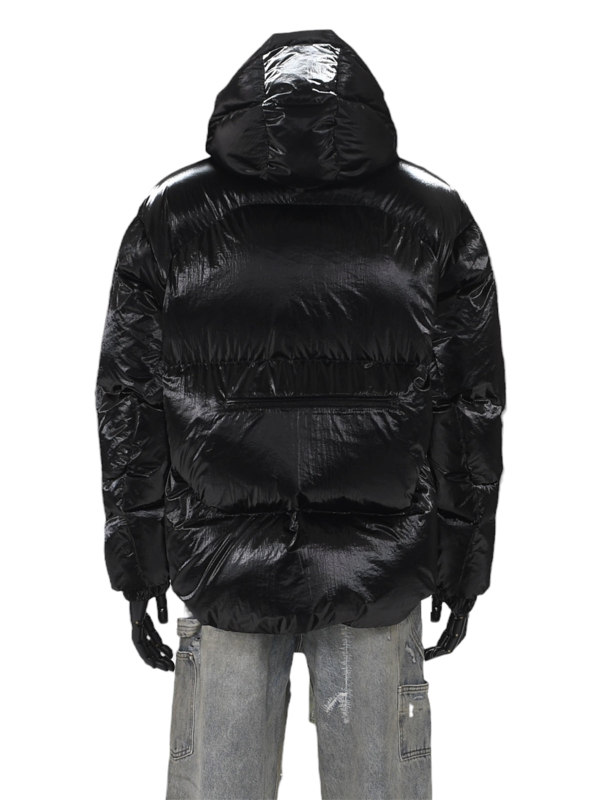 【JG1 - ジェージーワン】MAG-4 Down Jacket / liquid black （ダウンジャケット/ブラック)