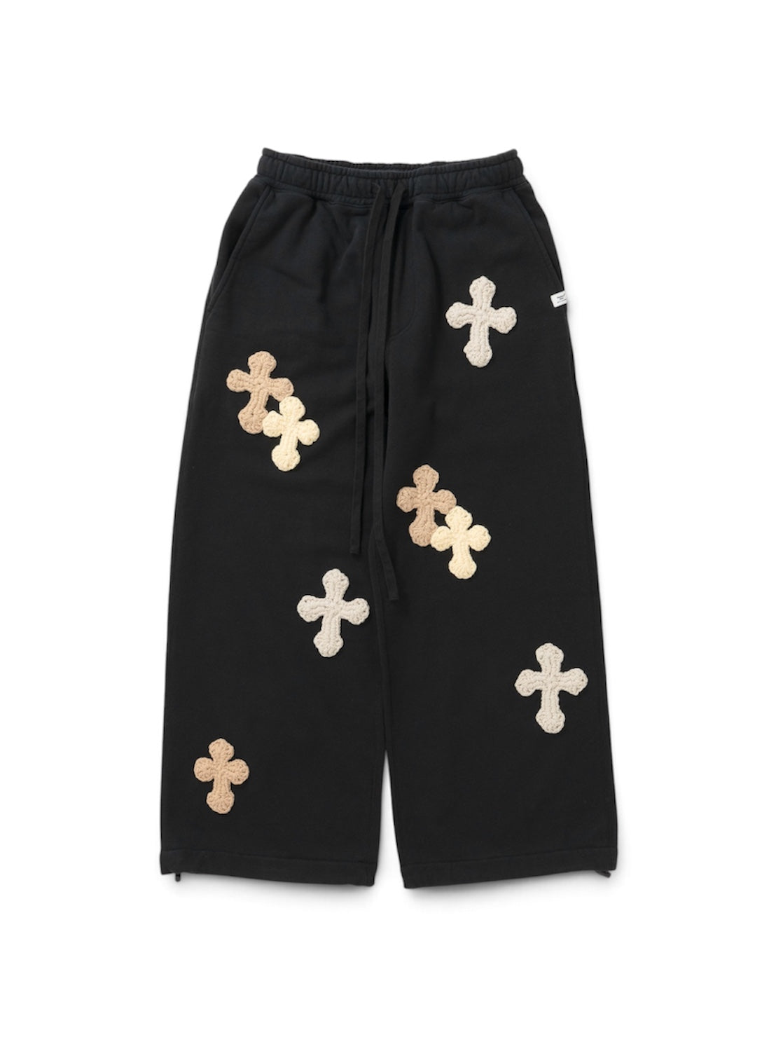 【Perfect ribs® × Y.A.R.N.】New Super Wide Sweat Pants (スウェットパンツ/ブラック)