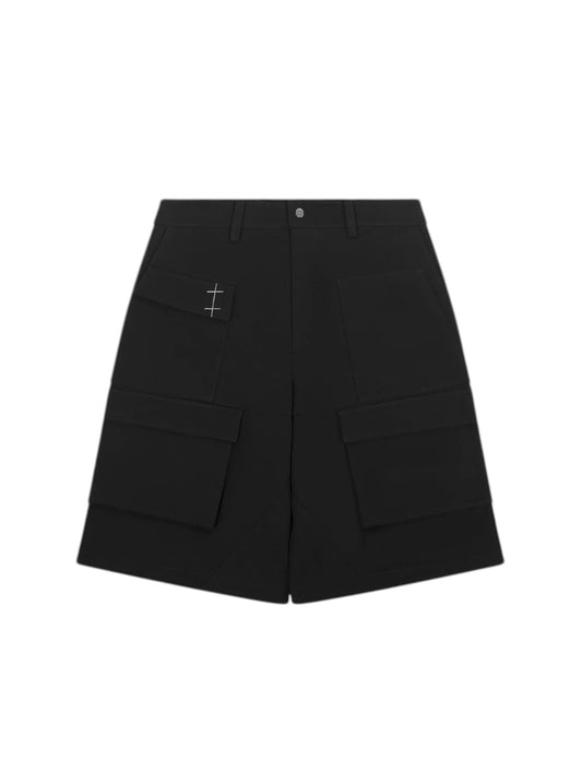 【HELIOT EMIL  - エリオットエミル】CELLULAE CARGO SHORTS / BLACK (ショーツ/ブラック)