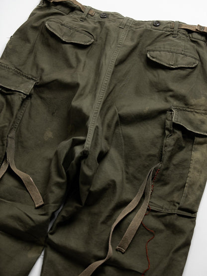 【ANACHRONORM - アナクロノーム】  AN337 M-51 DAMAGED FIELD CARGO PANTS / OLIVE (パンツ/オリーブ)