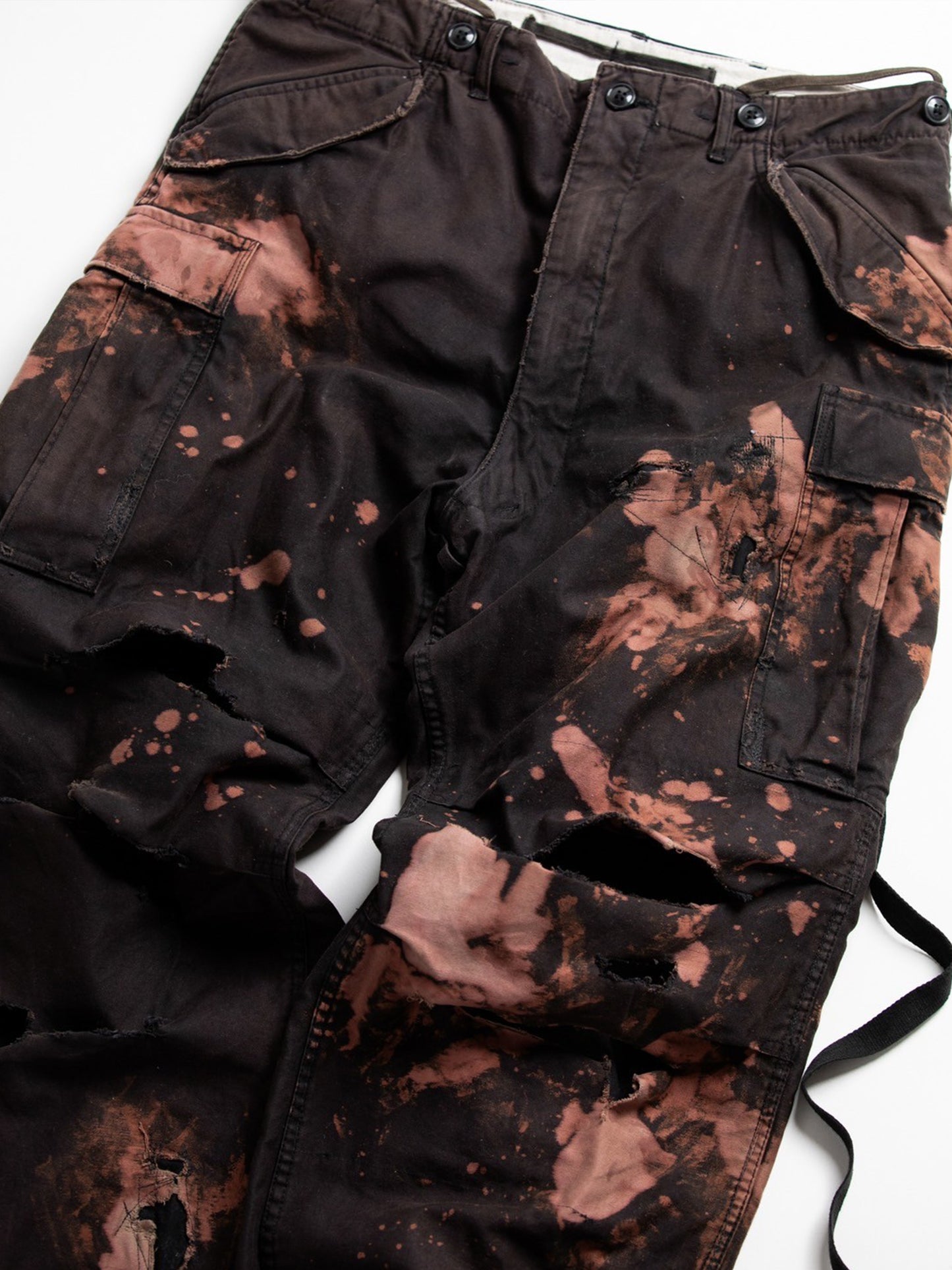 【ANACHRONORM - アナクロノーム】  AN337 M-51 DAMAGED FIELD CARGO PANTS / BLACK (パンツ/ブラック)