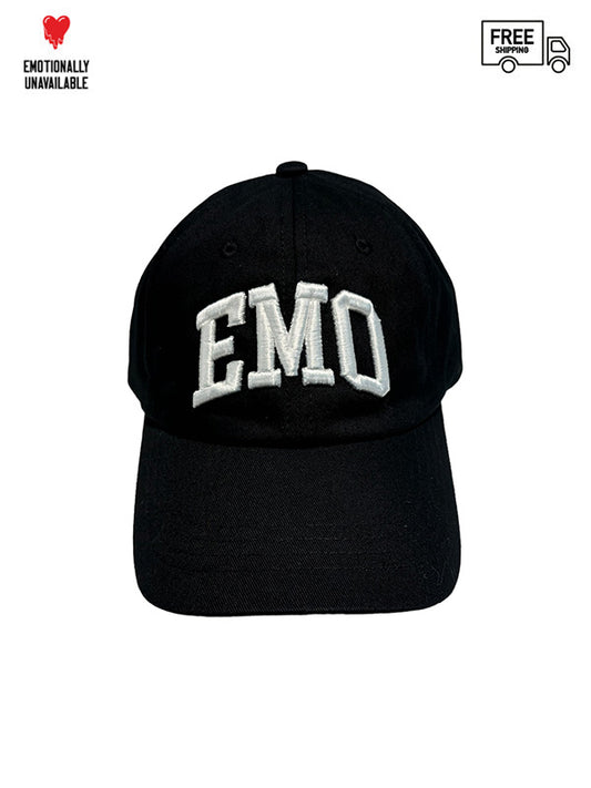 【EMOTIONALLY UNAVAILABLE - エモーショナリー アンアベイラブル】EMO HAT /(Tシャツ/ブラック)