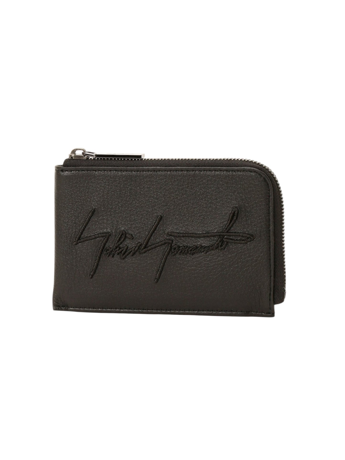 【Discord Yohji Yamamoto - ディスコード ヨウジヤマモト】Signature short wallet / Black (財布/ブラック)