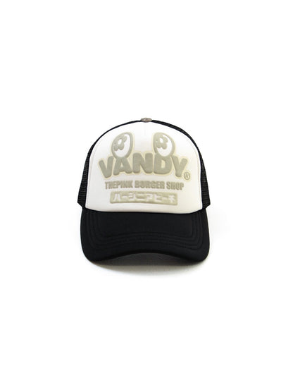 【VANDY THE PINK - ヴァンディー・ザ・ピンク】EYE LOGO TRUCKER HAT / BLACK (キャップ/ブラック)