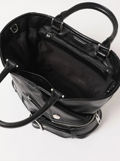 【beautiful people - ビューティフルピープル】excerption riders kids tote bag / BLACK（バッグ/ブラック)