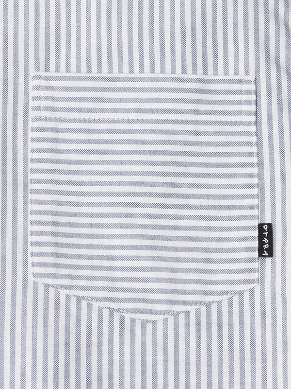 【by Parra - バイパラ】HORIZONTICALED SHIRT / BLUE (シャツ/ブルー)