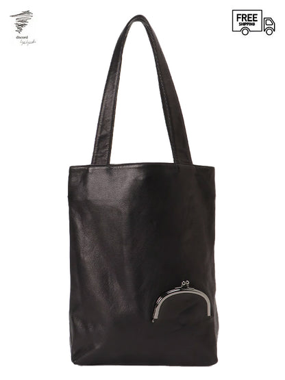 【Discord Yohji Yamamoto - ディスコード ヨウジヤマモト】Clasp tote(S)(バッグ/ブラック)