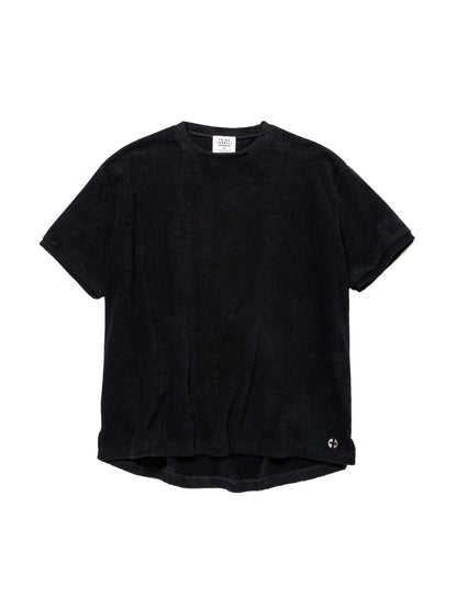 【THING FABRICS - シングファブリックス】2mm Pile T-Shirt /  Black（Tシャツ/ブラック)