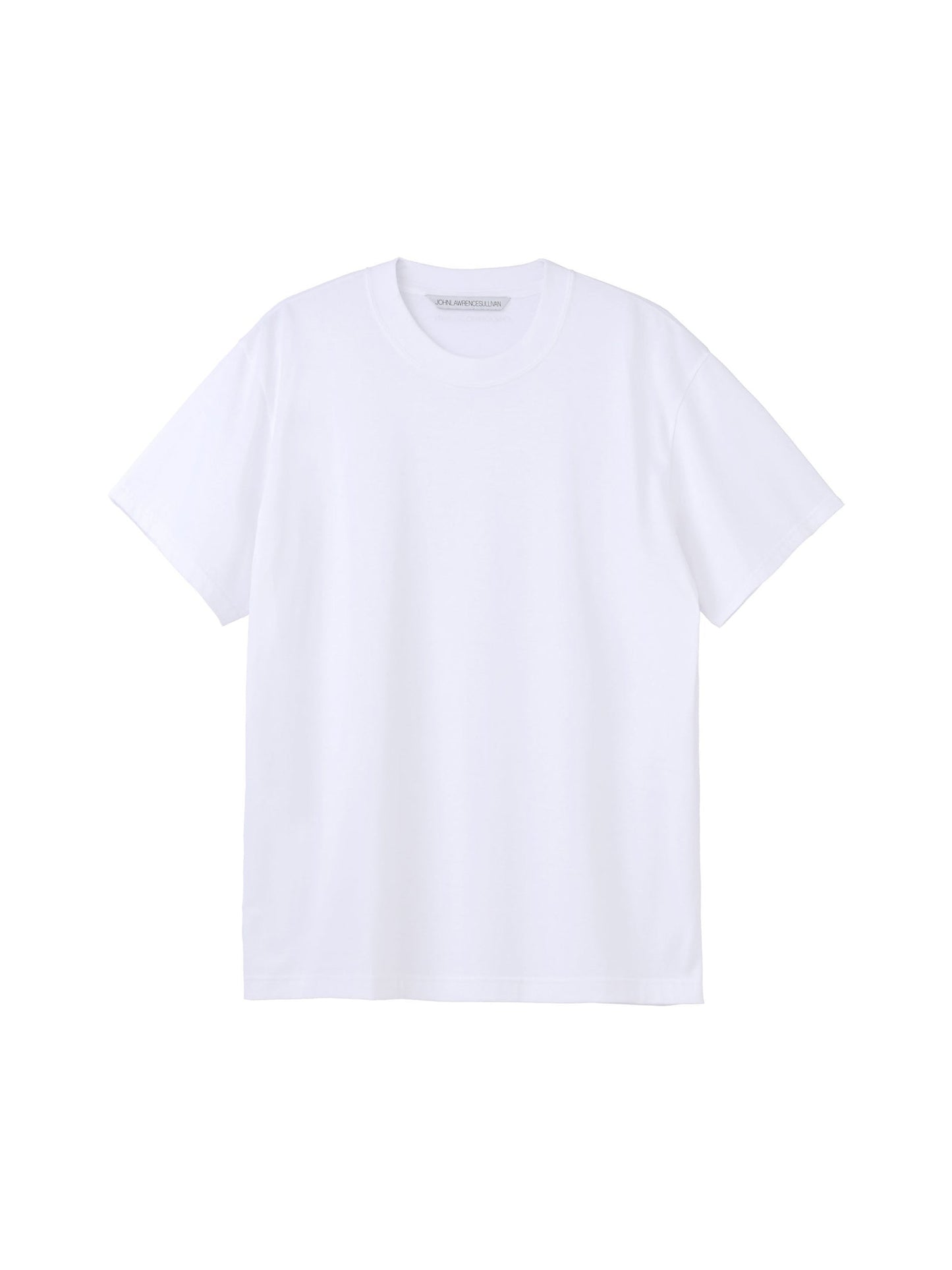 【JOHN LAWRENCE SULLIVAN - ジョンローレンスサリバン】Back logo print t-shirt(Tシャツ/ホワイト）