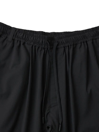 【White Mountaineering - ホワイトマウンテニアリング】WIDE SHORT PANTS / BLACK (ショーツ/ブラック)