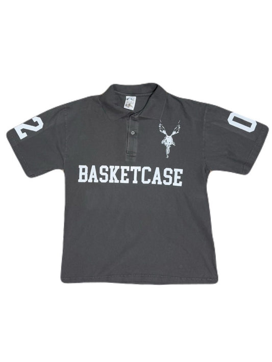 【BASKETCASE  - バスケットケース】ATHLETICA, polo (vintage black) (ポロシャツ/ヴィンテージブラック)