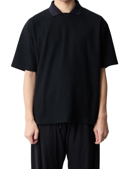 【White Mountaineering - ホワイトマウンテニアリング】POLO SHIRT / BLACK (シャツ/ブラック)
