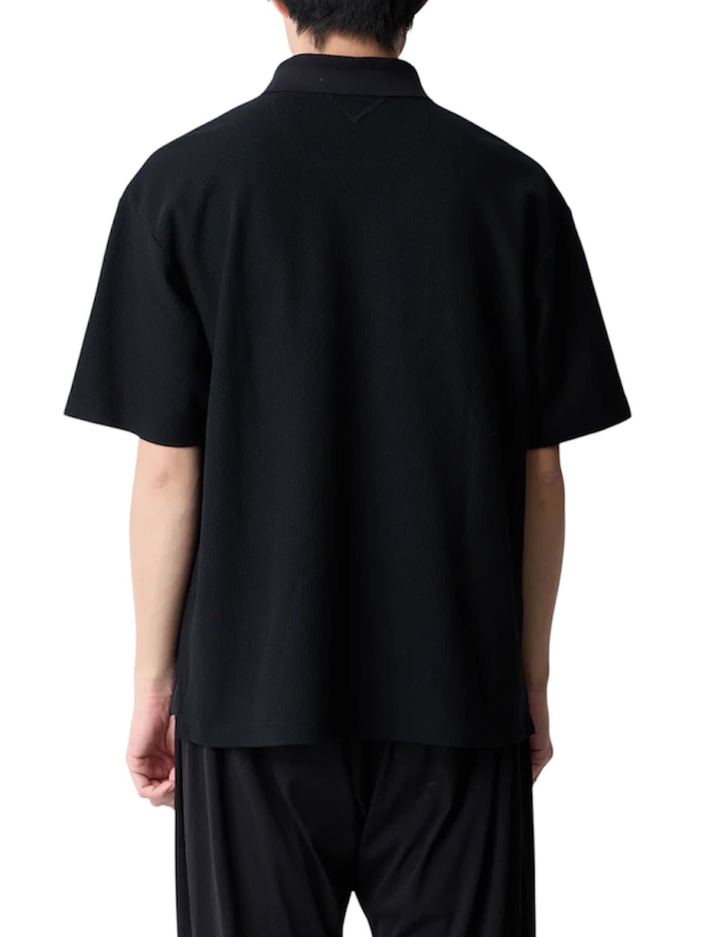 【White Mountaineering - ホワイトマウンテニアリング】POLO SHIRT / BLACK (シャツ/ブラック)