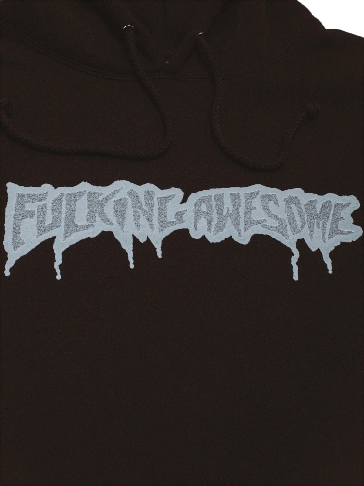 【Fucking Awesome- ファッキングオーサム】REFLECTIVE DRIP LOGO HOODIE / BLACK（フーディー/ブラック）