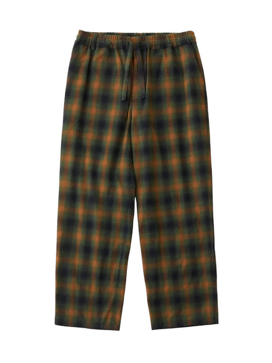 【White Mountaineering - ホワイトマウンテニアリング】OMBRE CHECK PATTERN PAJAMA PANTS/ ORANGE(パンツ/オレンジ)