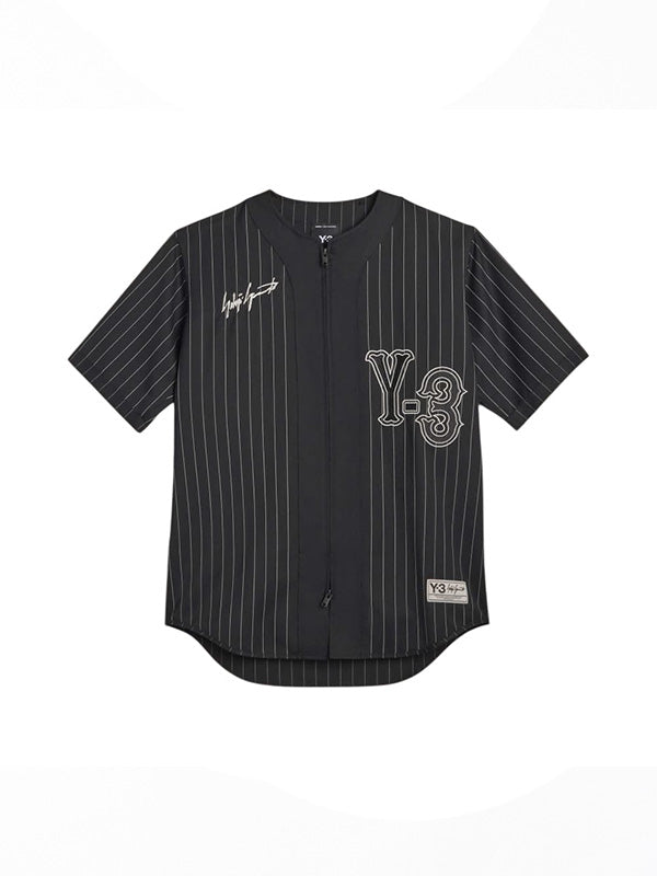 【Y-3 -ワイスリー】Y-3 ELITE 5 BASEBALL SHIRT/ BLACK(ベースボールシャツ/ブラック)