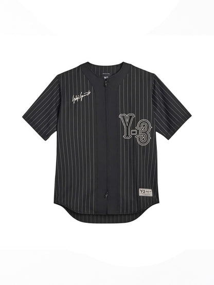 【Y-3 -ワイスリー】Y-3 ELITE 5 BASEBALL SHIRT/ BLACK(ベースボールシャツ/ブラック)