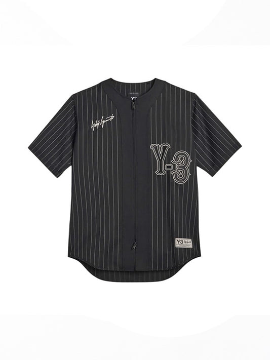 【Y-3 -ワイスリー】Y-3 ELITE 5 BASEBALL SHIRT/ BLACK(ベースボールシャツ/ブラック)