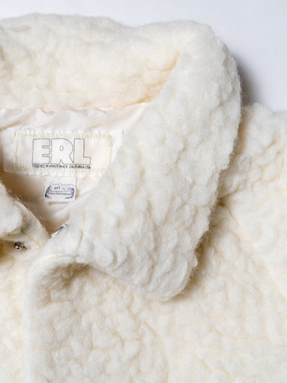 【ERL - イーアールエル】UNISEX FLEECED WOOL BOMBER JACKET WOVEN(ジャケット/オートミール)