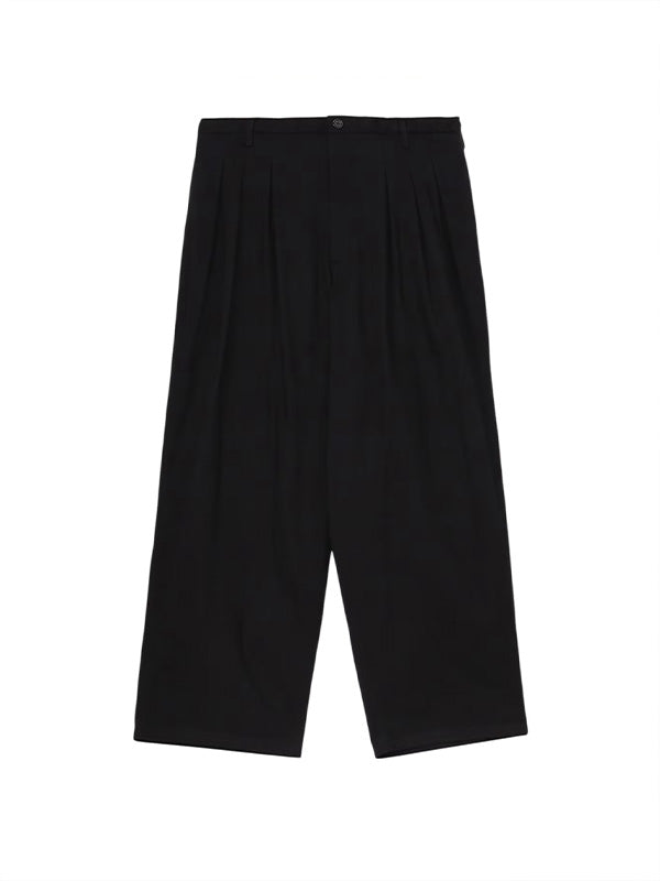 【Y's for men - ワイズフォーメン】KATSURAGI 12-TUCKS PANTS(パンツ/ブラック)