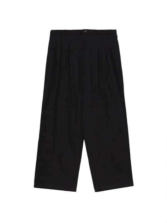 【Y's for men - ワイズフォーメン】KATSURAGI 12-TUCKS PANTS(パンツ/ブラック)