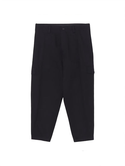 【Y's for men - ワイズフォーメン】10S KATSURAGI PANTS WITH BOTH SIDE FLAP POCKET(パンツ/ブラック)