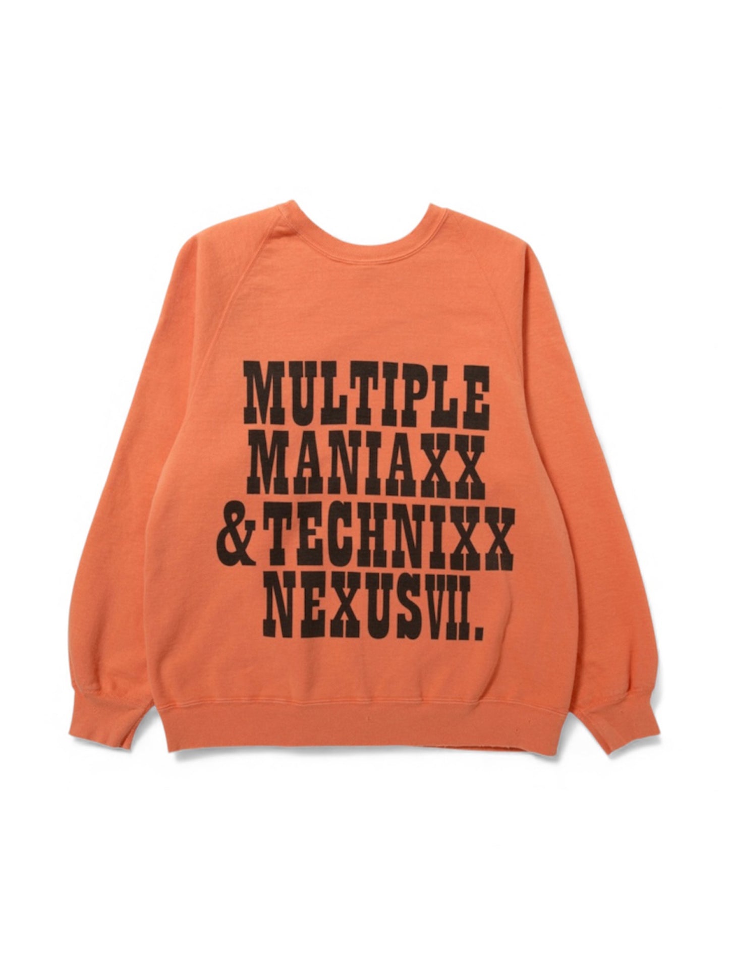 【NEXUS Ⅶ -ネクサスセブン】SNOOPY CREW(スウェット/オレンジ)