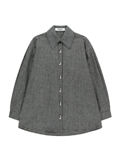 【KIMHEKIM - キムヘキム】Ariel Oversized Shirt  / BLACK(シャツ/ブラック)