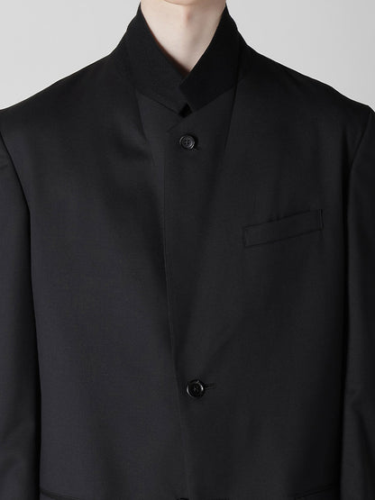 【Y's for men-ワイズフォーメン】SUIT GABARDINE JACKET WITH 2-BUTTONS(ジャケット)