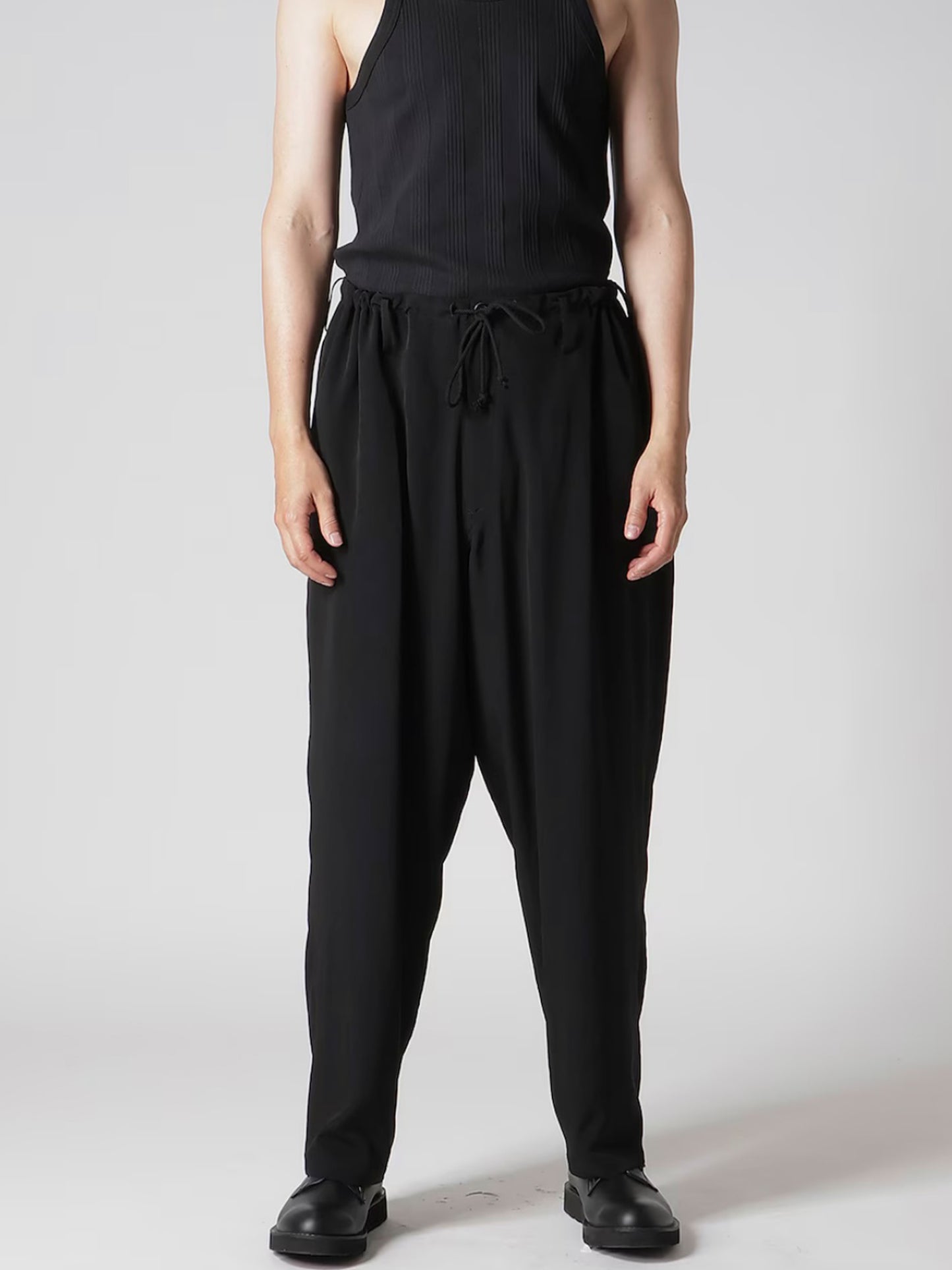 【Y's for men - ワイズフォーメン】TA TUXEDO THICK STRING PANTS(パンツ/ブラック)