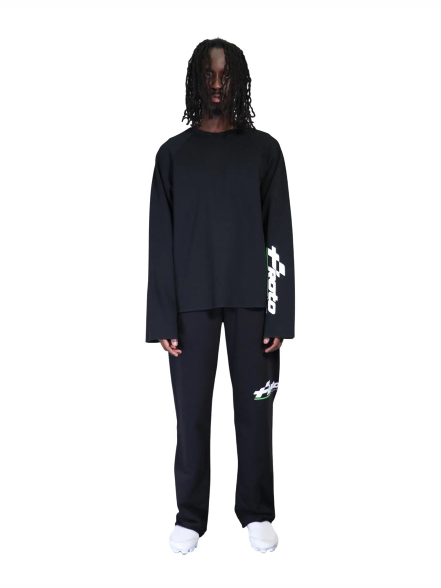 【prototypes - プロトタイプス】CLASSIC PT LOGO SWEATPANTS (パンツ/BLACK)