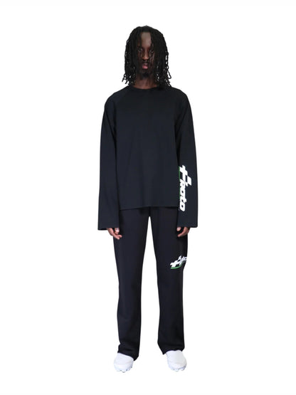 【prototypes - プロトタイプス】CLASSIC PT LOGO SWEATPANTS (パンツ/BLACK)